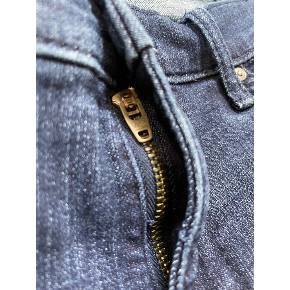 Vintage America Blues Weekend Jean Women 10P Blue Embroidered Cuff Crop Denim - Picture 4 of 9